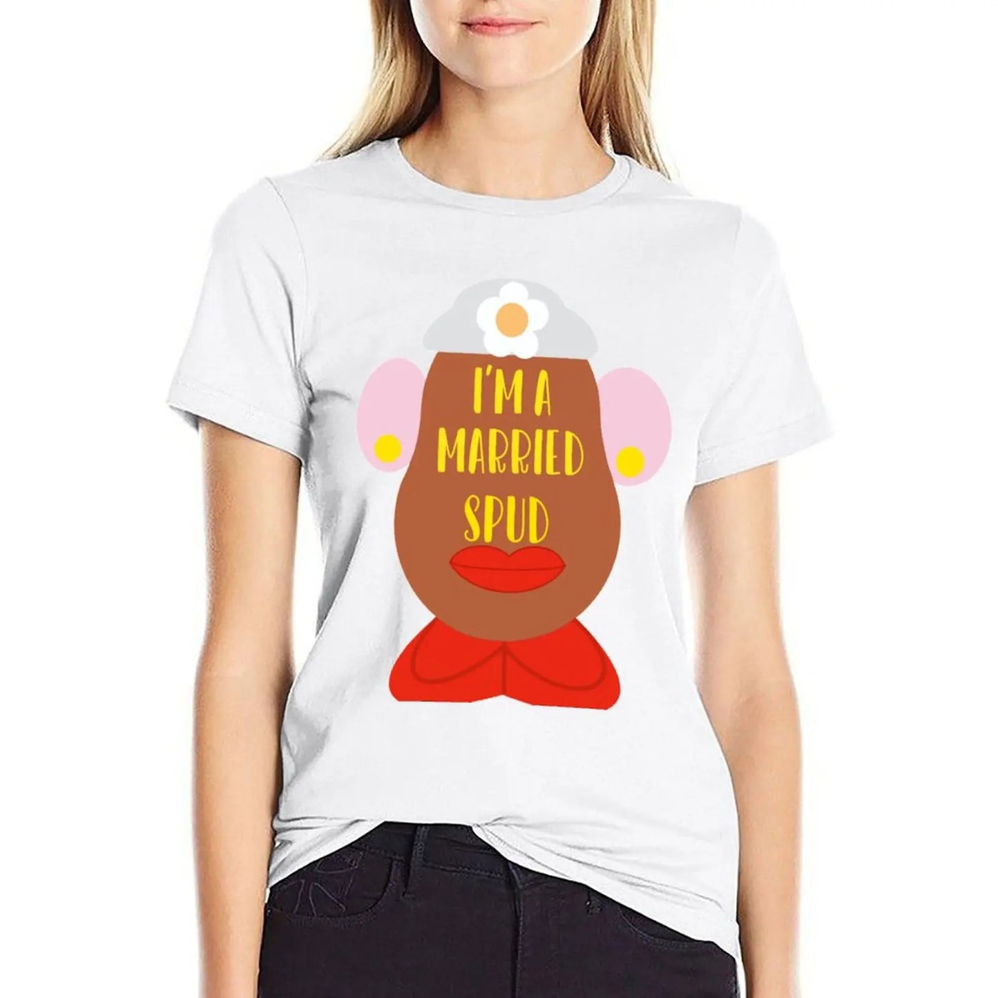 I’m a Married Spud T-Shirt hippie clothes korean fashion Aesthetic clothing Woman clothes