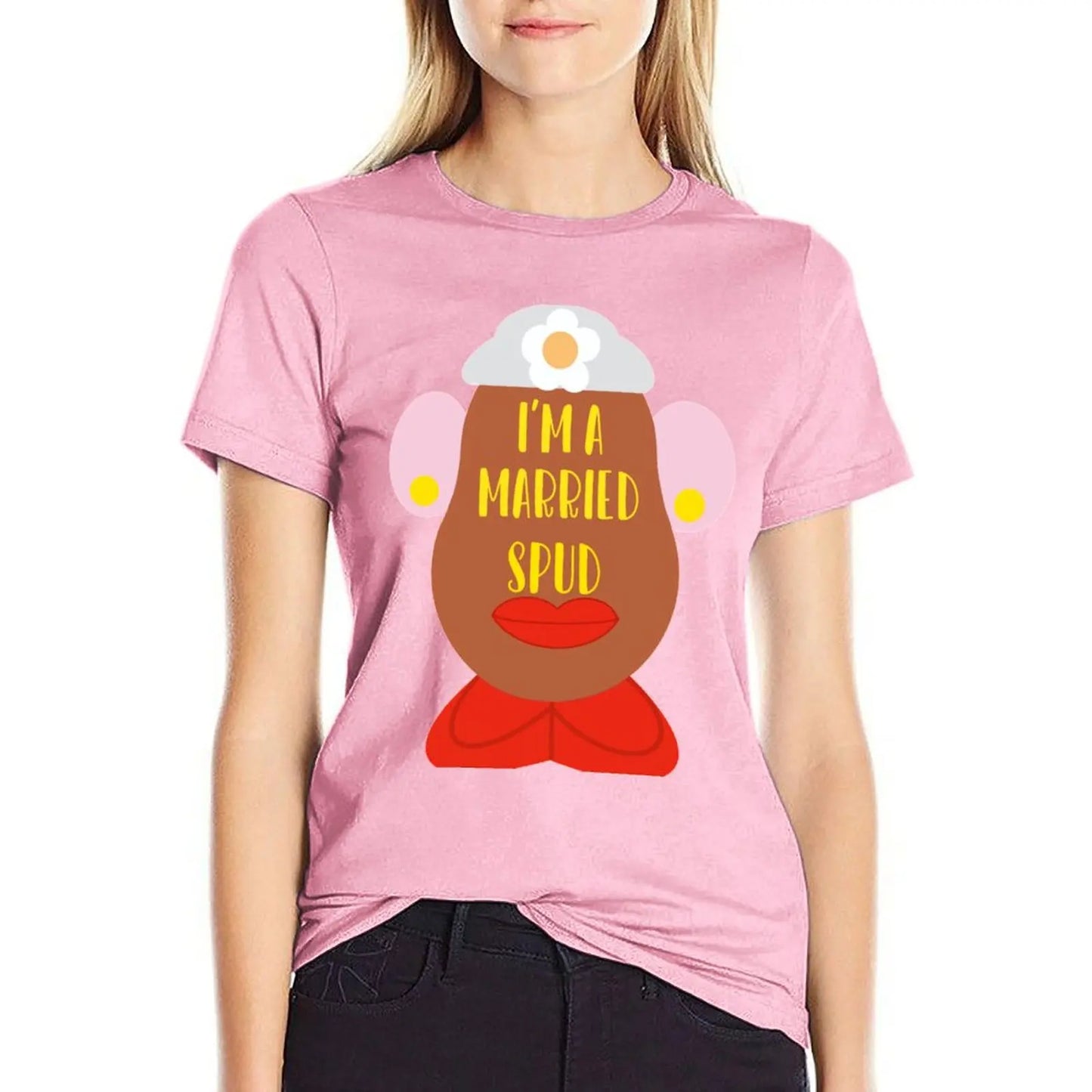 I’m a Married Spud T-Shirt hippie clothes korean fashion Aesthetic clothing Woman clothes