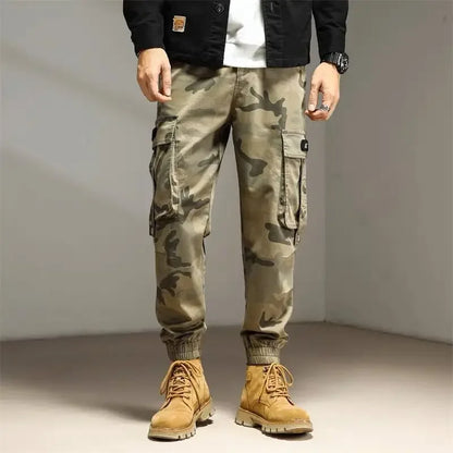 Cargo Pants for Men Korean Multipockets Trousers Man Loose Grey Multi Pocket Camo Camouflage Emo Casual Oversize New in Y2k