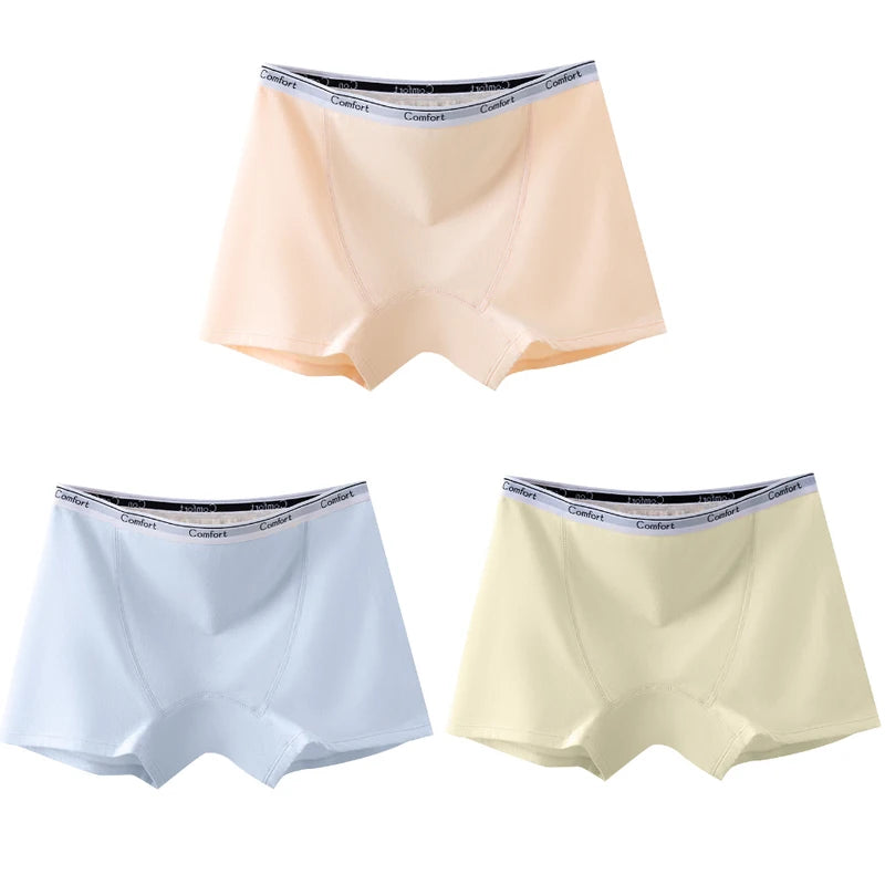 3pcs Cotton Women's Menstrual Panties Physiological Pants Leak Proof Underwear Ladies Period Panty High Waist Safety Briefs