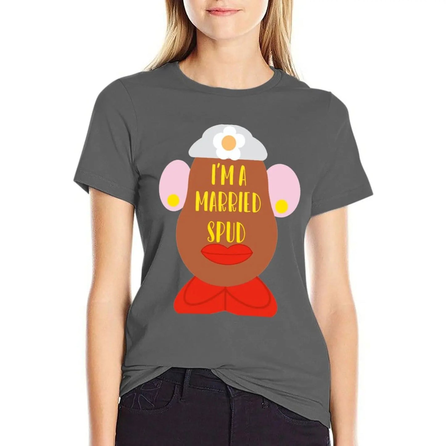 I’m a Married Spud T-Shirt hippie clothes korean fashion Aesthetic clothing Woman clothes