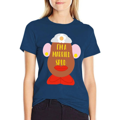 I’m a Married Spud T-Shirt hippie clothes korean fashion Aesthetic clothing Woman clothes