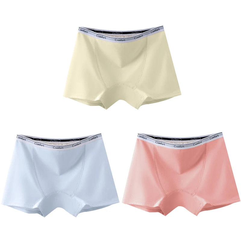 3pcs Cotton Women's Menstrual Panties Physiological Pants Leak Proof Underwear Ladies Period Panty High Waist Safety Briefs