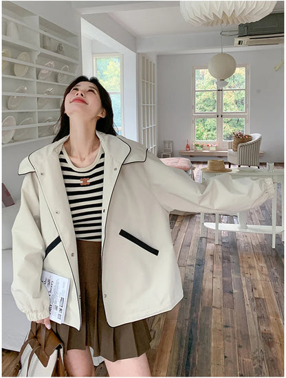 Charge Jacket For Women 2024 New Hot Item Spring And Autumn Korean Loose Early Autumn Casual Sports And Stylish Workwear Jacket