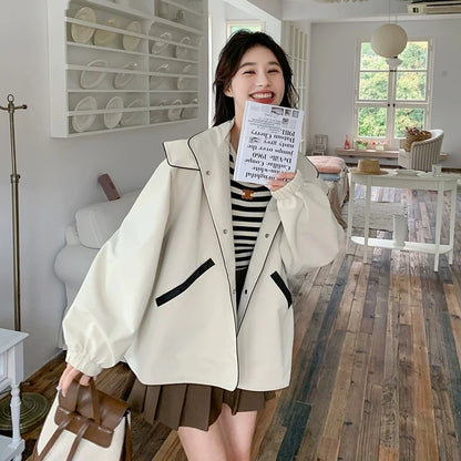 Charge Jacket For Women 2024 New Hot Item Spring And Autumn Korean Loose Early Autumn Casual Sports And Stylish Workwear Jacket