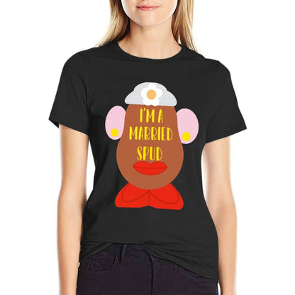 I’m a Married Spud T-Shirt hippie clothes korean fashion Aesthetic clothing Woman clothes